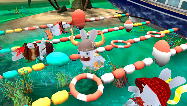 Игра Nintendo Wii Rayman Raving Rabbids 2 Europe Английская Версия + Обложка Б/У - изображение 5
