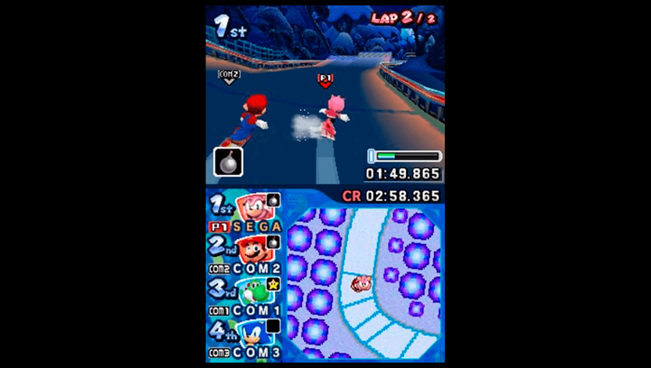Гра Nintendo DS Mario & Sonic at the Olympic Winter Games Англійська Версія + Коробка Б/У - Фото 6 Гра Nintendo DS Mario & Sonic at the Olympic Winter Games Англійська Версія + Коробка Б/У - зображення 6