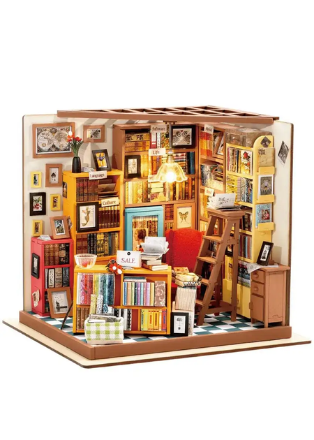 Конструктор 3D мини-дом Robotime Rolife Sam's Study DG102(PP_2D06B668E8A2) - Фото 1 Конструктор 3D мини-дом Robotime Rolife Sam's Study DG102(PP_2D06B668E8A2) - изображение 1