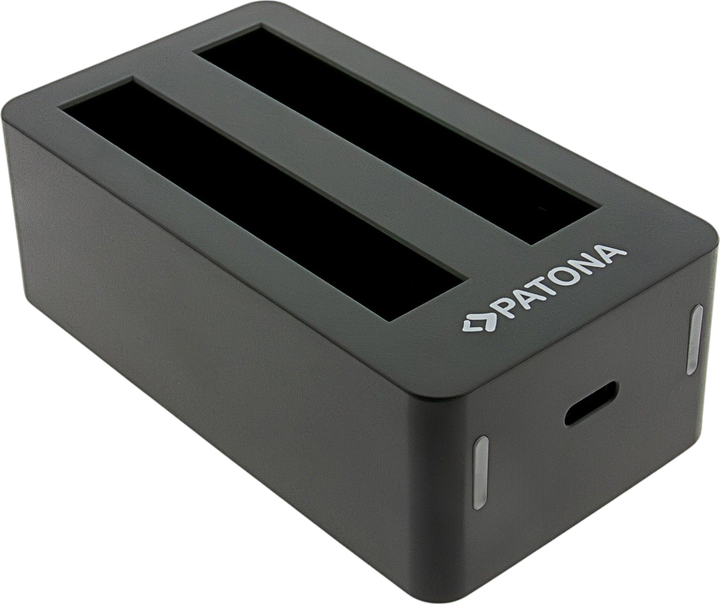 Зарядний пристрій PATONA Dual Charger with USB-C Cable для Insta360 X5 (CINSBAHA) (4055655252331) - Фото 1 Зарядний пристрій PATONA Dual Charger with USB-C Cable для Insta360 X5 (CINSBAHA) (4055655252331) - зображення 1