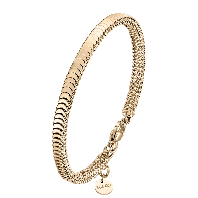 Жіночий браслет Burker Watches Nylah золотистий (JBNYLG) - Фото 1 Жіночий браслет Burker Watches Nylah золотистий (JBNYLG) - зображення 1