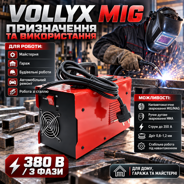 Зварювальний апарат MIG MAG 350 А напівавтомат інверторний 380 В MMA зварка IGBT для дроту 0,8–1,2 мм цифровий дисплей зварювальне обладнання для сталі гаража СТО майстерні будівельних робіт - Фото 3 Зварювальний апарат MIG MAG 350 А напівавтомат інверторний 380 В MMA зварка IGBT для дроту 0,8–1,2 мм цифровий дисплей зварювальне обладнання для сталі гаража СТО майстерні будівельних робіт - зображення 3