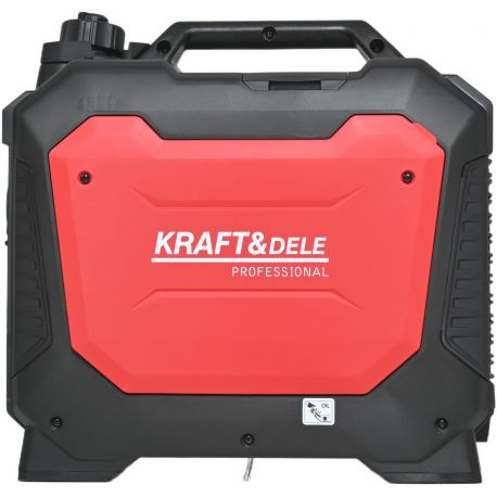 Генератор інверторний бензиновий Kraft&Dele KD3162 потужність 2.5 кВт компактний бензогенератор одноциліндровий портативний з ручним запуском для електроінструментів побутових приладів техніки в домі гаражі майстерні - зображення 2