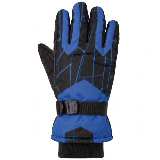 Мужские горнолыжные перчатки для лыж и сноуборда SP-Sport Snow Gloves 7690 размер L Black-Blue - изображение 3