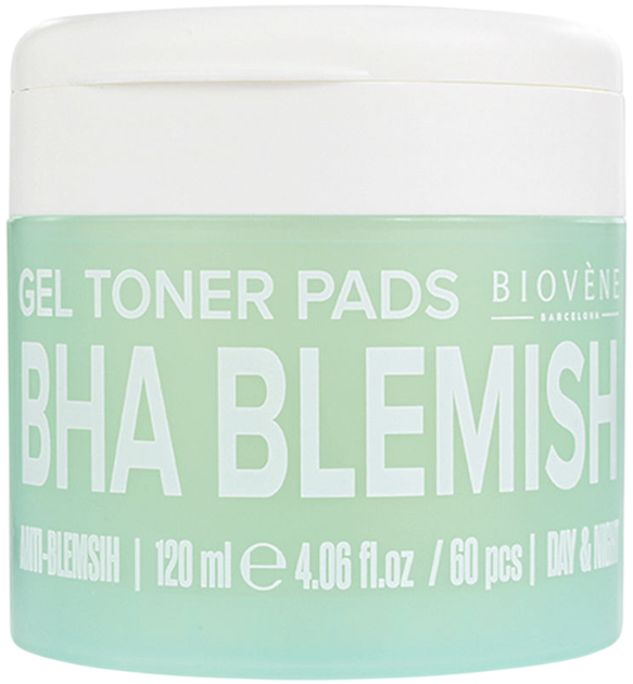 Pady tonizujące do twarzy Biovene BHA 60 szt. (8436575099705) - Zdjęcie 1 Pady tonizujące do twarzy Biovene BHA 60 szt. (8436575099705) - obraz 1