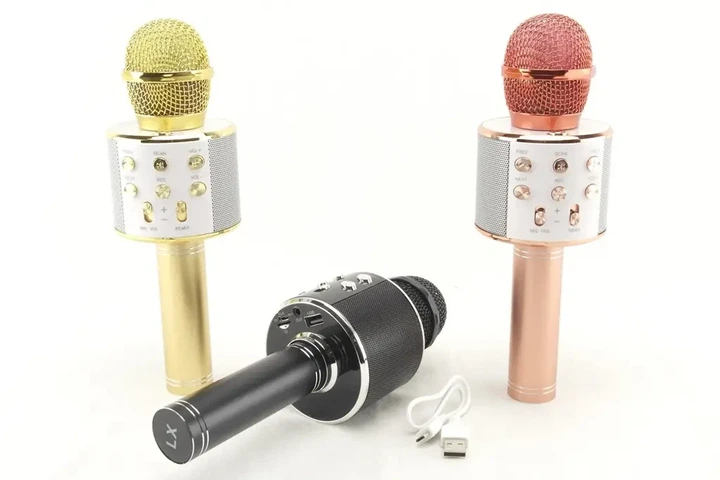 Мікрофон караоке бездротовий із колонкою Bluetooth USB Wster WS-858 - зображення 10