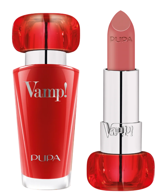 Помада для губ Pupa Vamp! 206 Toasted Rose 3.5 г (8011607353828) - Фото 1 Помада для губ Pupa Vamp! 206 Toasted Rose 3.5 г (8011607353828) - зображення 1
