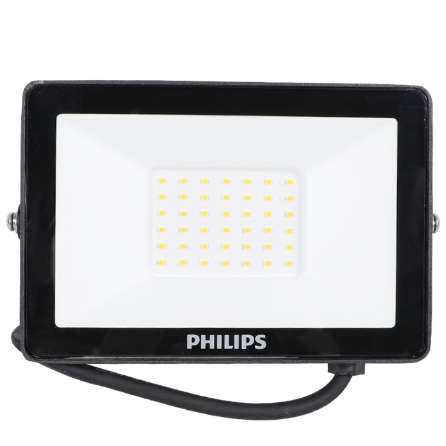 Потужний світлодіодний прожектор PHILIPS, водонепроникний зовнішній прожектор, прожектор IP65, 30 Вт BVP150, холодний білий (6500K) - изображение 4