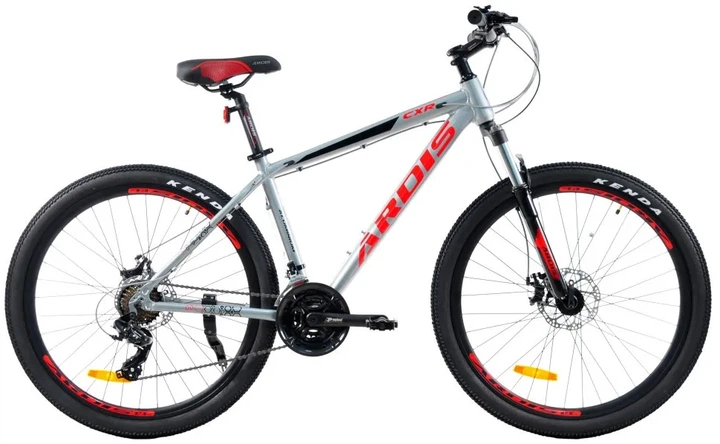 ВЕЛОСИПЕД ARDIS 27,5 MTB AL "CXR" З LOCK-OUT НА КЕРМІ, Сірий (19" (172-182см)) - Фото 1 ВЕЛОСИПЕД ARDIS 27,5 MTB AL "CXR" З LOCK-OUT НА КЕРМІ, Сірий (19" (172-182см)) - изображение 1