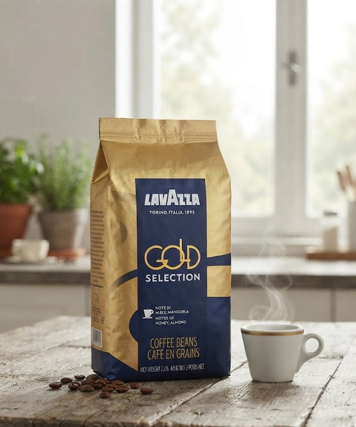 Зернова кава Lavazza Gold Selection 1010 г купаж 80% арабіки 20% робусти середнє обсмажування ароматна з приємною кислинкою густою кремою для кавомашини еспресо лате капучино дому офісу - Фото 7 Зернова кава Lavazza Gold Selection 1010 г купаж 80% арабіки 20% робусти середнє обсмажування ароматна з приємною кислинкою густою кремою для кавомашини еспресо лате капучино дому офісу - зображення 7