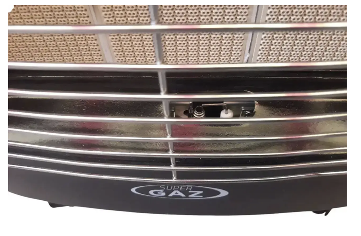Газовий інфрачервоний обігрівач Super Gaz KH-10 4,5 кВт з балоном 27 л редуктором шлангом Керамічний нагрівач пропан-бутан до 60 м² - зображення 7