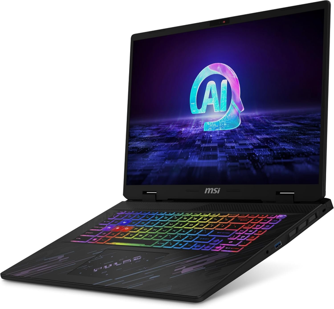 Ноутбук 17'' MSI Pulse 17 AI (C1VFKG-048IT) Intel Core Ultra 7 155H RAM 16GB SSD 1TB GeForce RTX 4060 8GB Windows 11 Алюминиевый (UKR) (102425030) - Уценка - Фото 4 Ноутбук 17'' MSI Pulse 17 AI (C1VFKG-048IT) Intel Core Ultra 7 155H RAM 16GB SSD 1TB GeForce RTX 4060 8GB Windows 11 Алюминиевый (UKR) (102425030) - Уценка - изображение 4