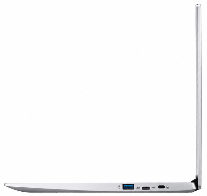 Ноутбук 14" Acer Chromebook 514 (CB514-1H-C1T8) Intel Celeron N3350 RAM 4GB eMMC 32GB 12ч батарея ChromeOS Алюминиевый корпус (UKR) - изображение 7