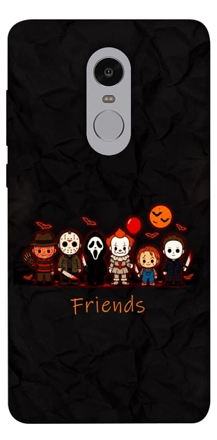 Чехол для Xiaomi Redmi Note 4X с принтом Scarry friends - Фото 1 Чехол для Xiaomi Redmi Note 4X с принтом Scarry friends - изображение 1
