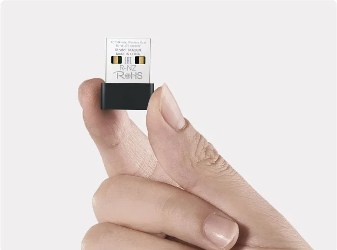 Адаптер WiFi MERCUSYS MA20 AC650, USB - изображение 3
