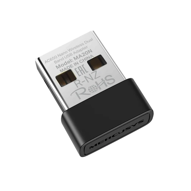 Адаптер WiFi MERCUSYS MA20 AC650, USB - изображение 9