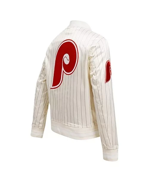 Куртка чоловіча Pro Standard Pheadelphia Phillies Retro Classic Cream L - Фото 3 Куртка чоловіча Pro Standard Pheadelphia Phillies Retro Classic Cream L - зображення 3