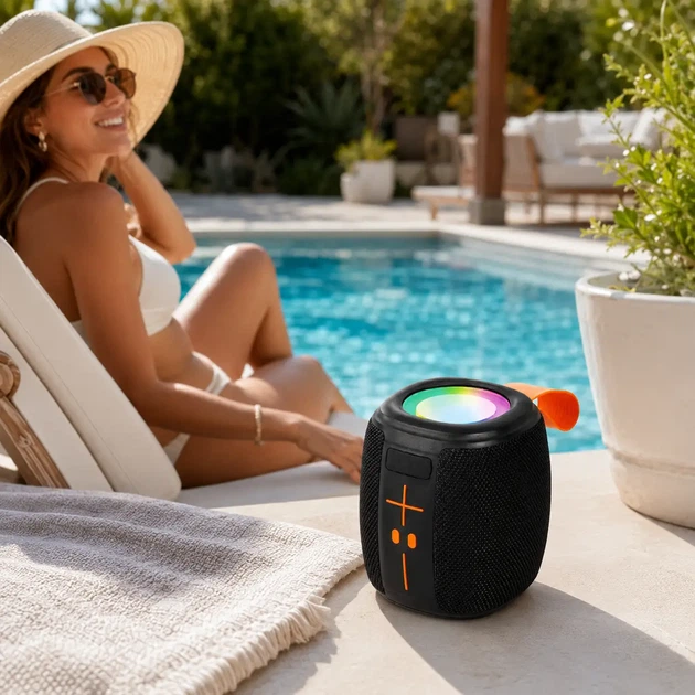 Колонка портативная KTS-2310 Bluetooth 5.3+EDR 5 Вт 800 мАч Черный - изображение 3