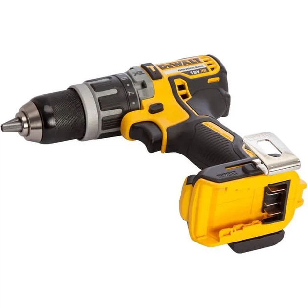 Набор аккумуляторный DeWALT 18 В дрель-шуруповерт DCD796 и УШМ DCG405 2 АКБ 5 А·ч ЗУ кейс DCK2080P2T-QW - изображение 6
