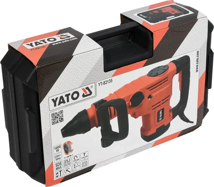 Перфоратор бочковой SDS-Max YATO (YT-82135) - Фото 5 Перфоратор бочковой SDS-Max YATO (YT-82135) - зображення 5