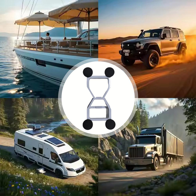 Крепление на магнитах для Starlink Mini EP-SK0120 Автомобильный держатель вакуумный (19871) - изображение 3