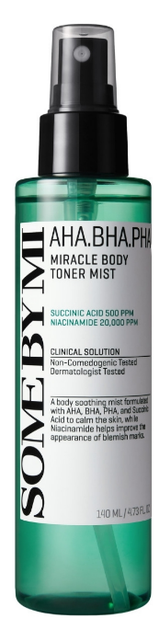 Spray do ciała Some By Mi AHA-BHA-PHA 30 Days Miracle 140 ml (8809647396239) - Zdjęcie 1 Spray do ciała Some By Mi AHA-BHA-PHA 30 Days Miracle 140 ml (8809647396239) - obraz 1