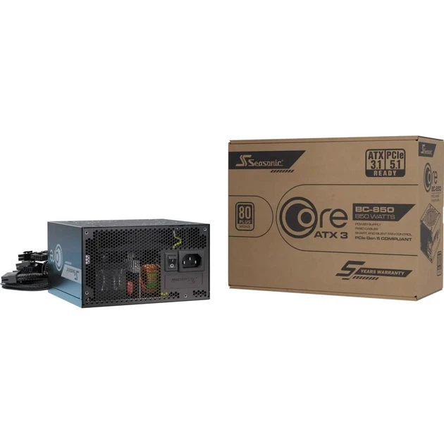 Блок живлення SeaSonic Core BC 850W ATX 3.1 (CORE BC-850 ATX31) [176615] - зображення 13