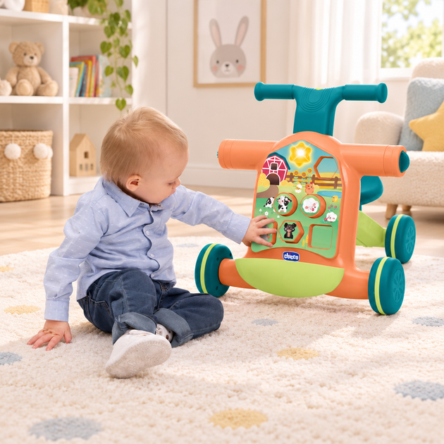 Игрушка-ходунки 4 в 1 Chicco "Ферма" (12798.00) - изображение 2