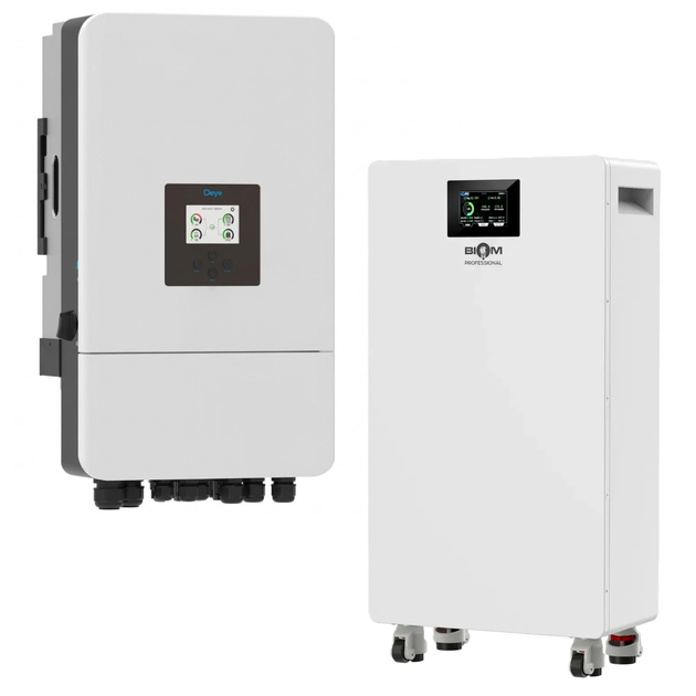 Комплект автономного енергопостачання Deye SUN-8K-SG05LP3-EU 8 кВт 3 фази + Biom BALFP-512314-V2 16 кВт·год LiFePO4 - зображення 2