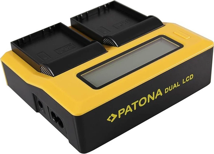 Зарядний пристрій PATONA Dual LCD USB Charger для Olympus BLH-1 OM-D EM-1 Mark 2 EM-1 Mark II (4055655182577) - зображення 2
