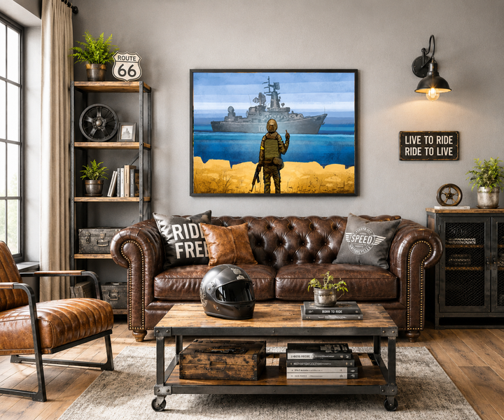 Алмазная мозаика ColorArt 30x40 Русский военный корабль... ST477 - изображение 4