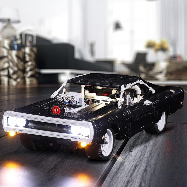LED-подсветка для LEGO Technic 42111 Fast & Furious Dodge Charger Дома, USB/батарейный блок, КОНСТРУКТОР НЕ ВХОДИТ - Фото 5 LED-подсветка для LEGO Technic 42111 Fast & Furious Dodge Charger Дома, USB/батарейный блок, КОНСТРУКТОР НЕ ВХОДИТ - изображение 5