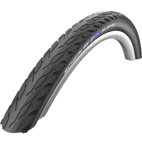 Покришка Schwalbe Silento Active 28x1.60 700x40C (42-622) K-Guard дротова чорна - Фото 1 Покришка Schwalbe Silento Active 28x1.60 700x40C (42-622) K-Guard дротова чорна - зображення 1