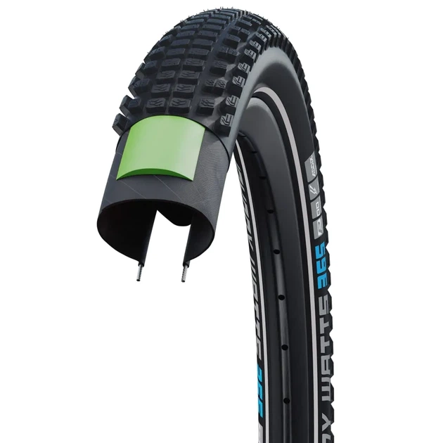 Покрышка Schwalbe Johnny Watts 365 Perf DD GreenGuard 27.5x2.35 (60-584) - Фото 3 Покрышка Schwalbe Johnny Watts 365 Perf DD GreenGuard 27.5x2.35 (60-584) - изображение 3