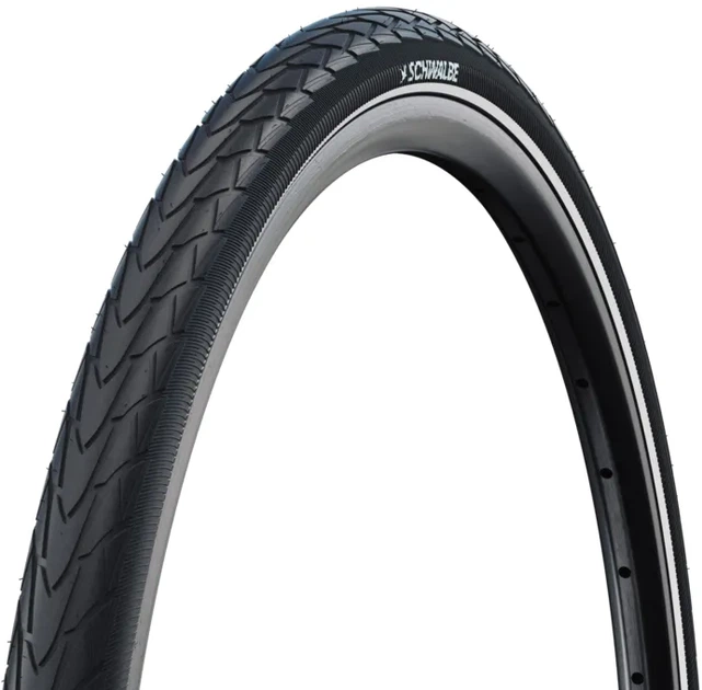 Покришка Schwalbe Marathon Racer 28x1.50 700x38C (40-622), чорна зі світловідбивачем - Фото 3 Покришка Schwalbe Marathon Racer 28x1.50 700x38C (40-622), чорна зі світловідбивачем - зображення 3