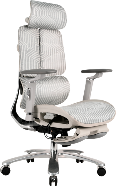 Офисное кресло GT RACER B-541F Gray/Light Gray - Фото 1 Офисное кресло GT RACER B-541F Gray/Light Gray - изображение 1