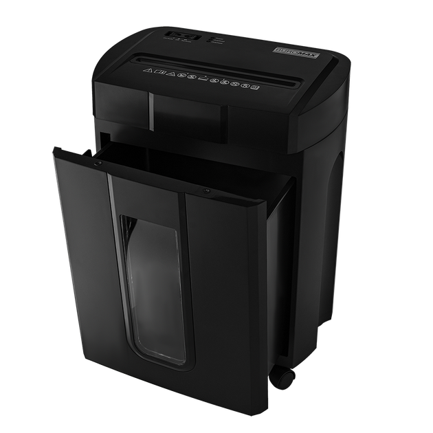 Знищувач паперу Buromax, 15 аркушів, кошик 18 л, чорний (BM.0452-01) - зображення 2