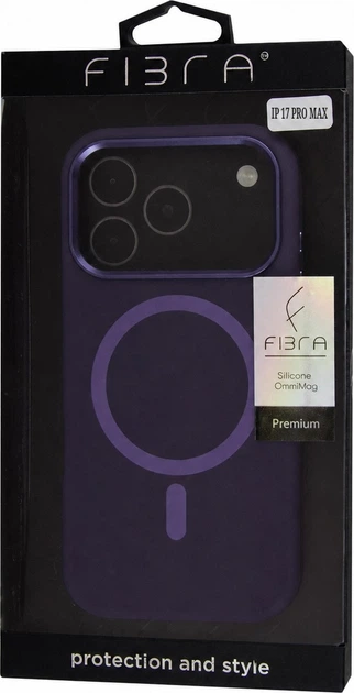 Чехол для смартфона Apple iPhone 17 Pro Max BeCover FIBRA Silicone OmniMag Dark Purple (BC_716345) - Фото 4 Чехол для смартфона Apple iPhone 17 Pro Max BeCover FIBRA Silicone OmniMag Dark Purple (BC_716345) - изображение 4
