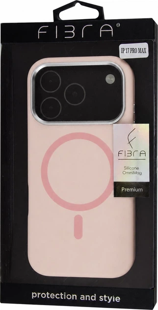 Чехол для смартфона Apple iPhone 17 Pro Max BeCover FIBRA Silicone OmniMag Light Pink (BC_716349) - изображение 4