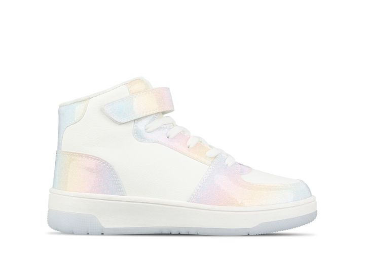 Черевики дитячі для дівчинки Fabric Glitr High-Top білі 34 (2020105012201) (22 см) - зображення 2