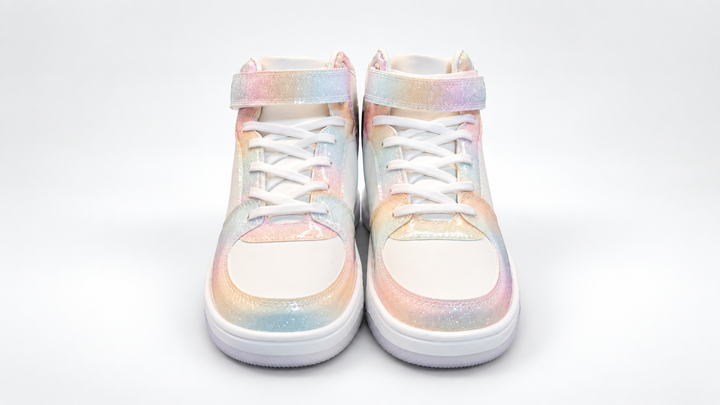 Черевики дитячі для дівчинки Fabric Glitr High-Top білі 34 (2020105012201) (22 см) - зображення 3