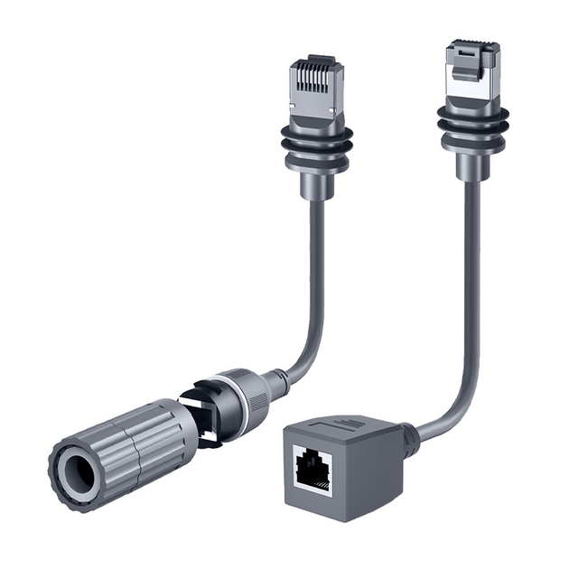 Комплект коннекторов адаптеров Starlink Gen3 для подключения Ethernet кабеля, Старлинк Ген3, 2 шт. - Фото 2 Комплект коннекторов адаптеров Starlink Gen3 для подключения Ethernet кабеля, Старлинк Ген3, 2 шт. - изображение 2