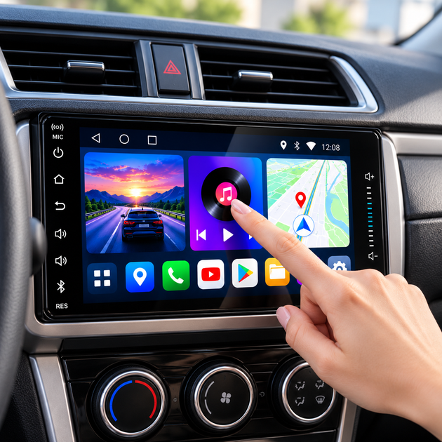 Автомагнитола PI-606 Toyota 2DIN Android 10.0, 3/32 ГБ, GPS, Bluetooth, Wi-Fi - Фото 2 Автомагнитола PI-606 Toyota 2DIN Android 10.0, 3/32 ГБ, GPS, Bluetooth, Wi-Fi - изображение 2