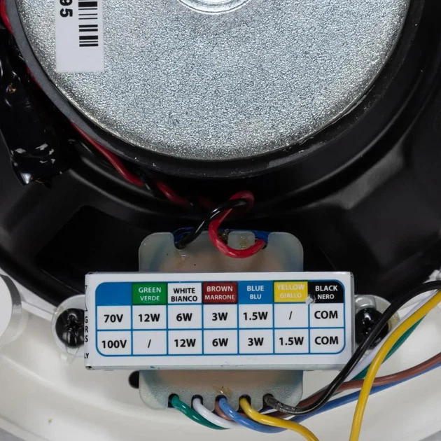Стельова акустична система RCF PL 6X - Фото 4 Стельова акустична система RCF PL 6X - изображение 4