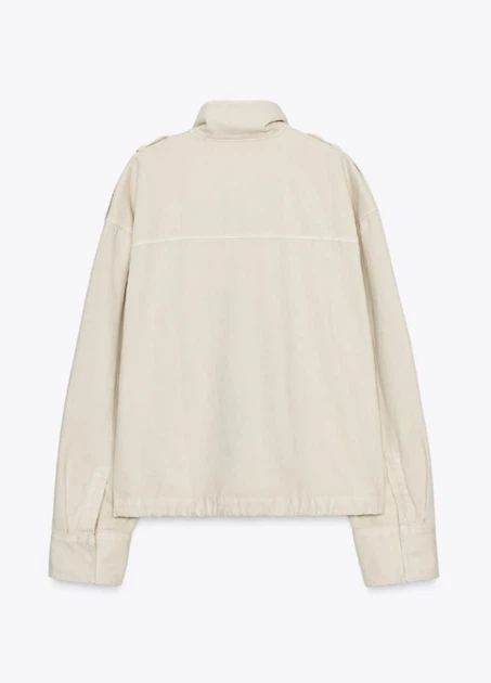 Куртка Zara 18526 Молочний S (6929) - изображение 2