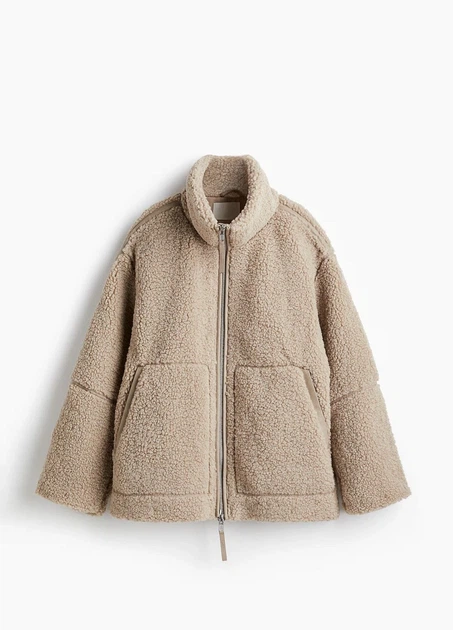 Куртка H&M 18611 Бежевий XXL (1226) - Фото 4 Куртка H&M 18611 Бежевий XXL (1226) - изображение 4