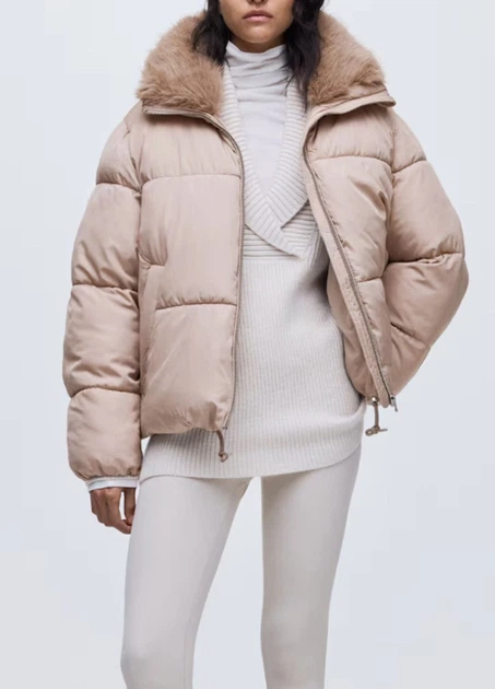 Куртка H&M 18578 Світлий коричневий M (1282) - Фото 1 Куртка H&M 18578 Світлий коричневий M (1282) - изображение 1