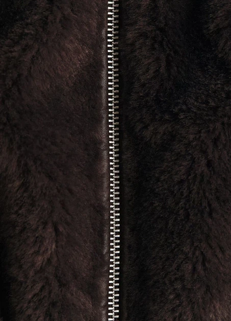 Куртка H&M 18640 Темний коричневий XS (1305) - Фото 4 Куртка H&M 18640 Темний коричневий XS (1305) - изображение 4