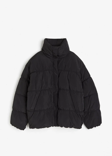 Куртка H&M 18530 Чорний XXL (1161) - Фото 3 Куртка H&M 18530 Чорний XXL (1161) - изображение 3