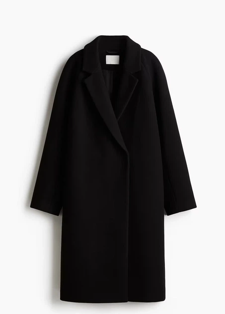 Пальто H&M 18488 Чорний S (1159) - изображение 3